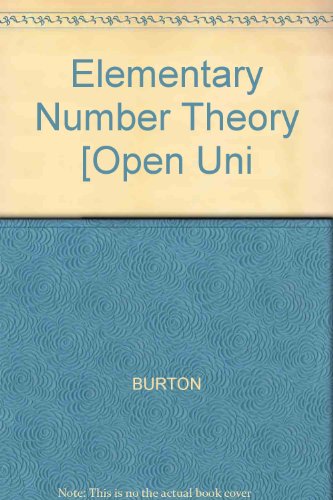 Stock image for Elementary Number Theory [Open Uni for sale by Better World Books