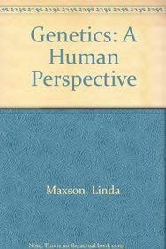 Beispielbild fr Genetics : A Human Perspective zum Verkauf von Better World Books