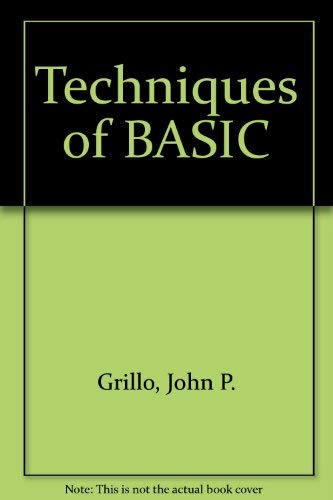 Stock image for TECHNIQUES OF BASIC Microcomputer Power for sale by Riverow Bookshop