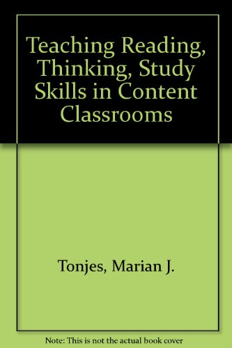Stock image for Teaching Reading, Thinking, Study Skills in Content Classrooms for sale by Buyback Express