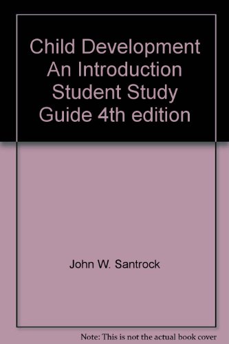 Stock image for Child Development An Introduction Student Study Guide 4th edition for sale by SecondSale