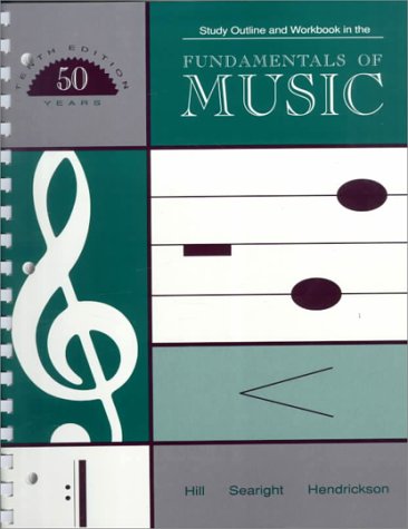 9780697104311: Study Outline and Workbook in the Fundamentals of Music
