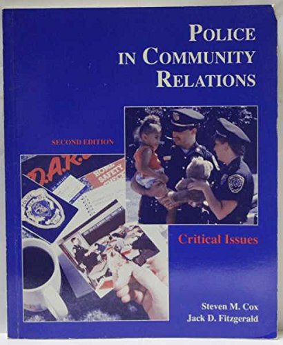 9780697108630: Police in Community Relations: Critical Issues