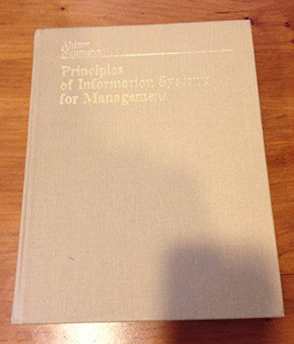 Stock image for Principles of Information Systems for Management for sale by Solr Books