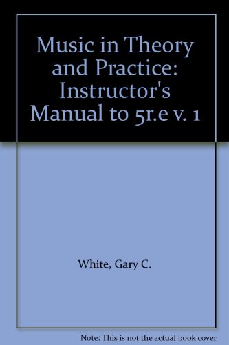 Music Theory Practice (v. 1) (9780697125316) by Benward