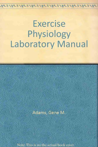 Imagen de archivo de Exercise Physiology Laboratory Manual, 2nd Edition a la venta por a2zbooks