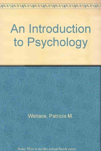 Beispielbild fr Introduction to Psychology zum Verkauf von Better World Books Ltd