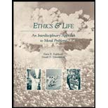 Imagen de archivo de Ethics and Life: An Interdisciplinary Approach To Moral Problems a la venta por Better World Books