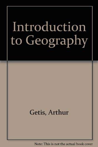 Beispielbild fr Introduction to geography zum Verkauf von Wonder Book