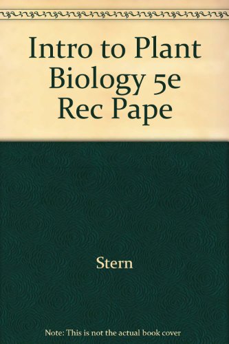 Imagen de archivo de Intro to Plant Biology 5e Rec Pape a la venta por HPB-Red