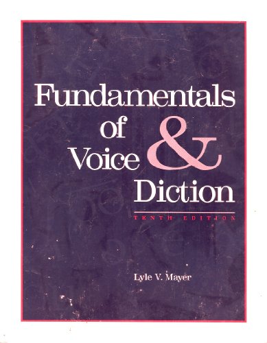 Stock image for FUNDAMENTALS OF VOICE & DICTION for sale by BennettBooksLtd