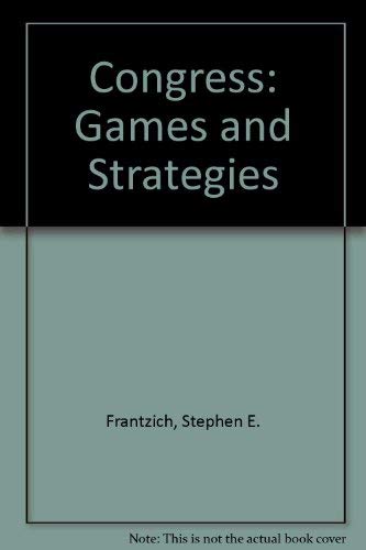 Stock image for Congress: Games and Strategies for sale by Wonder Book