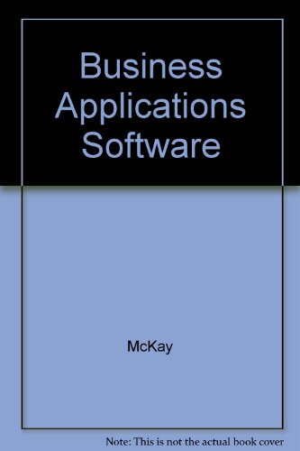 Business Application Software (9780697147943) by [???]