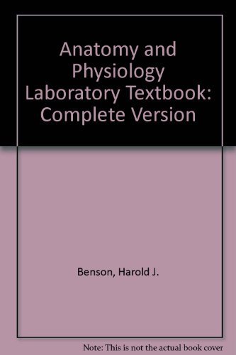 Imagen de archivo de Anatomy and Physiology Laboratory Textbook: Complete Version a la venta por SecondSale