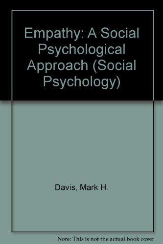 Beispielbild fr Empathy: A Social Psychological Approach (Social Psychology) zum Verkauf von Books From California