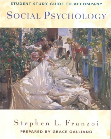 Stock image for Social Psychology for sale by Solr Books