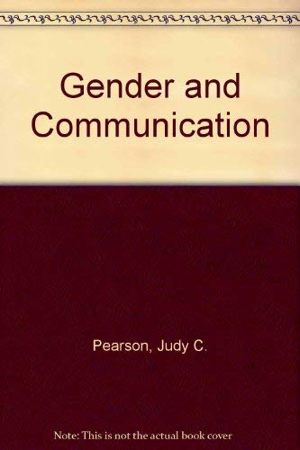 Imagen de archivo de Gender and Communication a la venta por Wonder Book