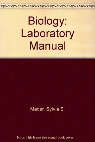Biology: Laboratory Manual (9780697218285) by Mader, Sylvia S.