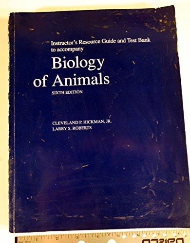 Instructor's resource guide to accompany biology of animals (9780697219954) by Hickman, Cleveland P