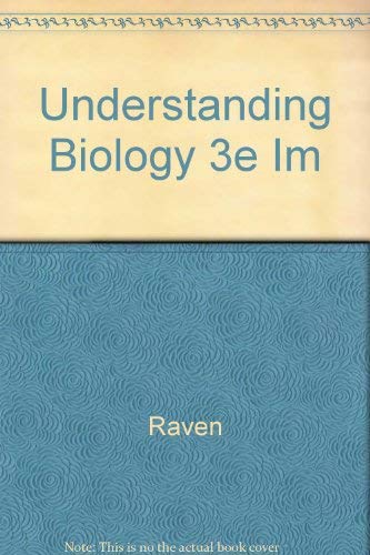 Understanding Biology 3E IM (9780697222145) by Raven