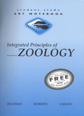 Stock image for Integrated Principles of Zoology: Student Study Art Notebook for sale by SecondSale