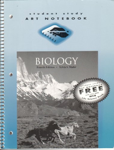9780697254849: Biology: Student Study Art Notebook