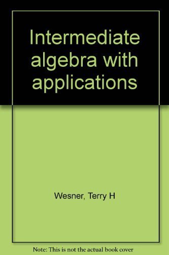 9780697259691: Intermediate algebra with applications
