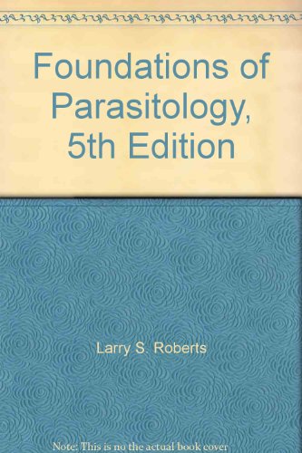 Beispielbild fr Foundations of Parasitology zum Verkauf von AwesomeBooks