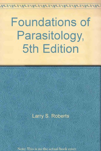 Stock image for Foundations of Parasitology for sale by Jenson Books Inc