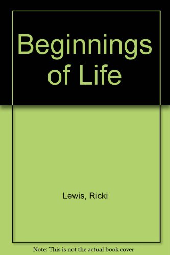 The Beginnings of Life with Student Study Art Notebook (9780697264916) by Lewis, Ricki