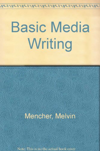 Imagen de archivo de Basic Media Writing a la venta por Better World Books