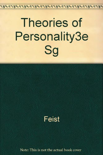 Stock image for Study Guide to Accompany Theories of Personality for sale by Ann Becker