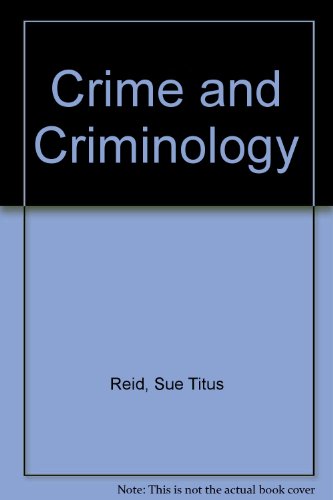 Stock image for Crime and Criminology for sale by HPB-Red