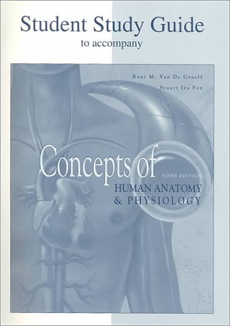 Stock image for Student Study Guide-Concepts of Human Anatomy and Physiology for sale by HPB-Red