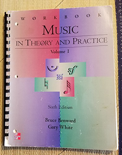 Imagen de archivo de Student Workbook for use with Music In Theory And Practice, Volume 1 a la venta por Goodwill