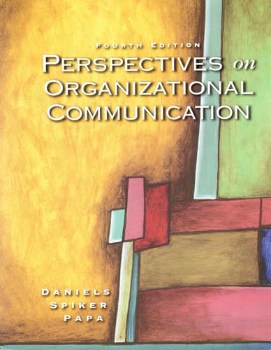 Stock image for Perspectives on Organizational Communication for sale by 20th Century Lost & Found