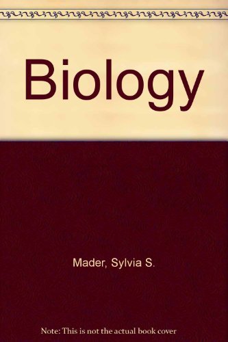 Biology, Student Study Art Notebook Biology (9780697290021) by Mader, Sylvia S.