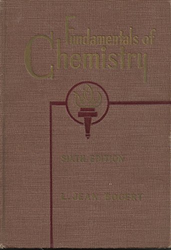 Stock image for Fundamentals of Chemistry for sale by ThriftBooks-Dallas
