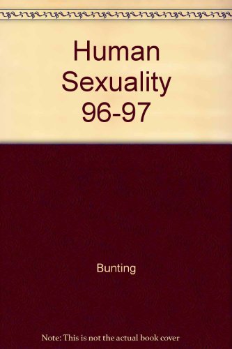 Beispielbild fr Annual Editions: Human Sexuality 96/97 zum Verkauf von Ed Buryn Books