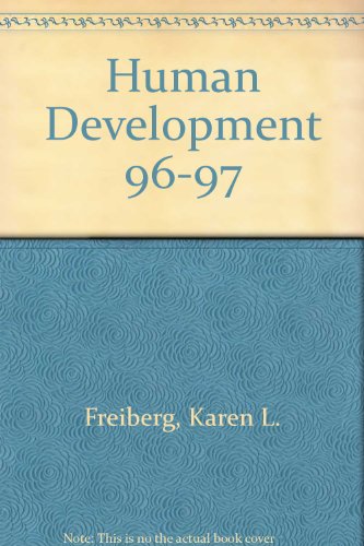 Stock image for Annual Editions: Human Development 96/97 for sale by Ed Buryn Books