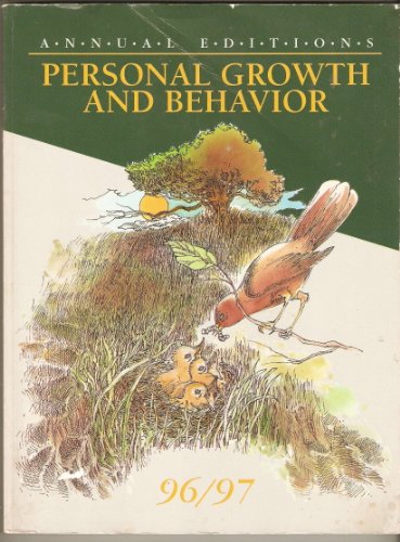 Stock image for Annual Editions: Personal Growth and Behavior 96/97 for sale by Ed Buryn Books