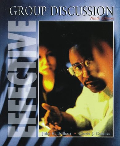 Stock image for Effective Group Discussion for sale by Better World Books