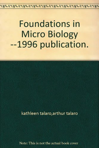 Stock image for Foundations in Micro Biology --1996 publication. for sale by Wonder Book