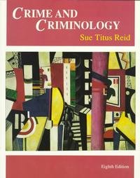 Stock image for Crime and Criminology for sale by Wonder Book
