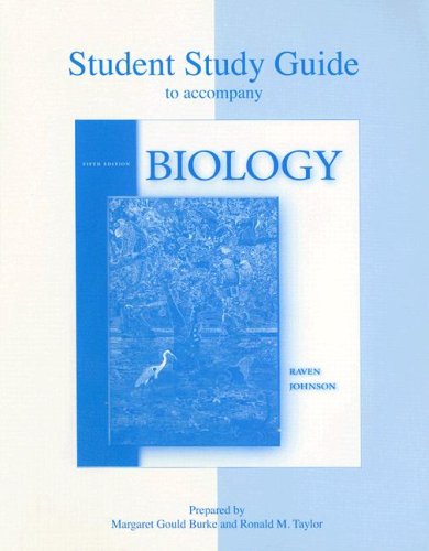 Biology, Student Study Guide (9780697353573) by Raven, Peter H; Burke, Margaret Gould; Taylor, Ronald M; Taylor, Ronald
