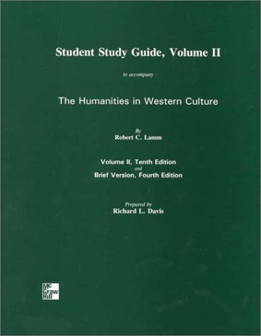 Stock image for Volume 2 Student Study Guide for use with Humanities In Western Culture for sale by SecondSale