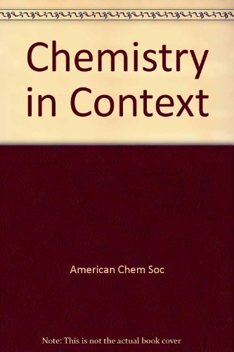 Imagen de archivo de Laboratory Manual To Accompany Chemistry In Context: Applying Chemistry To Society a la venta por BookHolders
