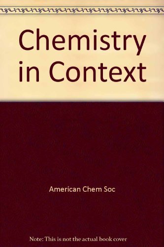 Stock image for Laboratory Manual To Accompany Chemistry In Context: Applying Chemistry To Society for sale by BookHolders