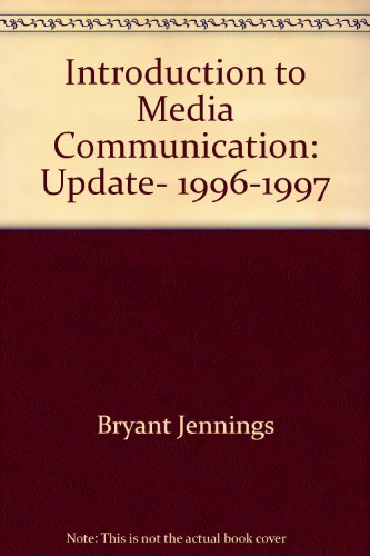 9780697363633: Introduction to Media Communication: Update, 1996-1997