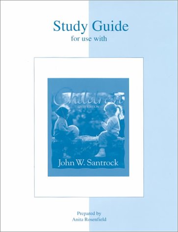 Stock image for Student Study Guide to Accompany Children for sale by ThriftBooks-Dallas